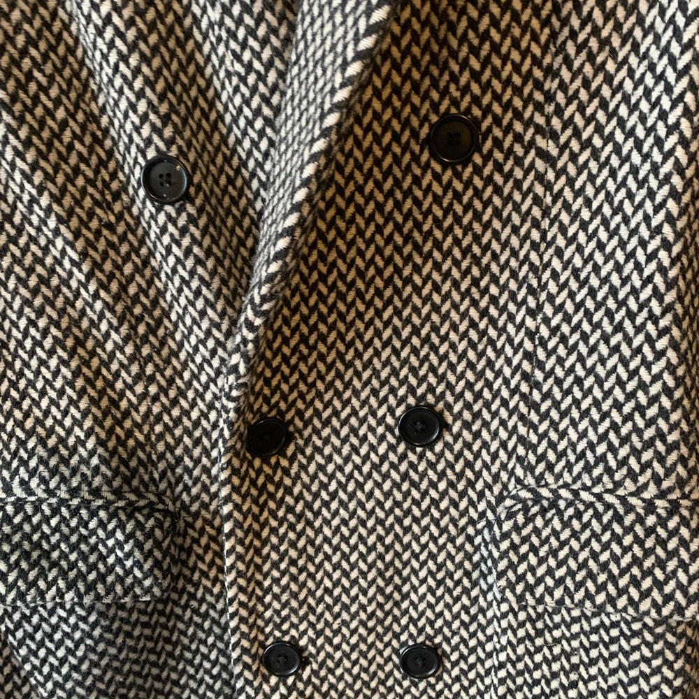 Reformation herringbone double breasted long coat - image 2